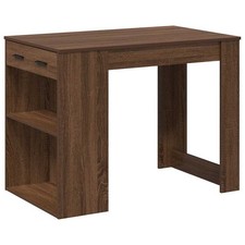 Desk with Drawer and Shelf