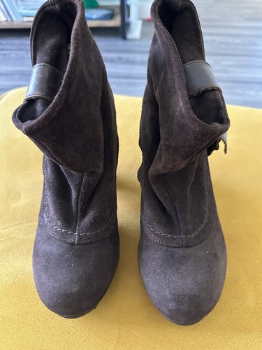 Women fly brown - fly, suede