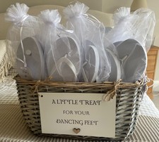 Wedding White Flip Flops