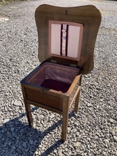 Vintage sewing box table
