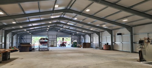 Steel framed building made - steel,