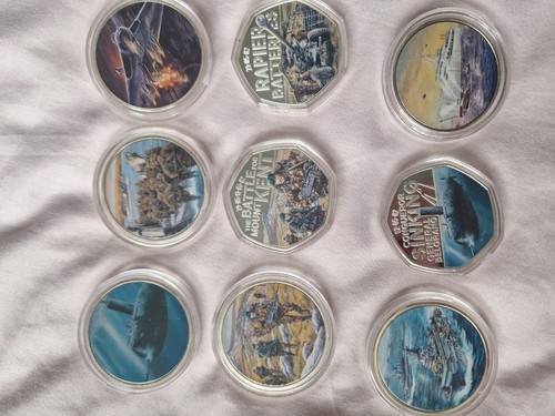 Silver plated falklands war - plated,