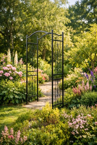 Garden arch trellis metal - garden,