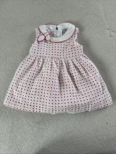 18 Months Girl Mayoral Dress Pink 52 Cotton 48pc Polyester