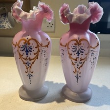 Pair of Victorian Pink Satin