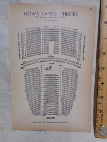 Loew capitol movie theatre - loew's,