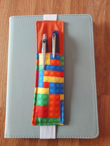 Lego fabric elasticated pen - fabric,