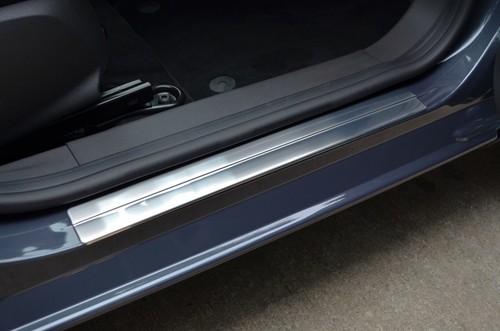 Chrome door sill - chrome, trim