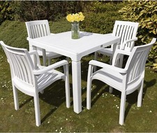 5Pcs 4 Chairs Table Garden
