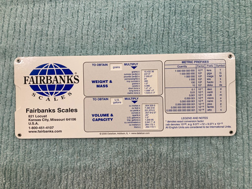 Fairbanks scales scale - -,