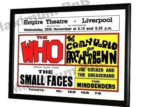 Small faces concert poster - small,