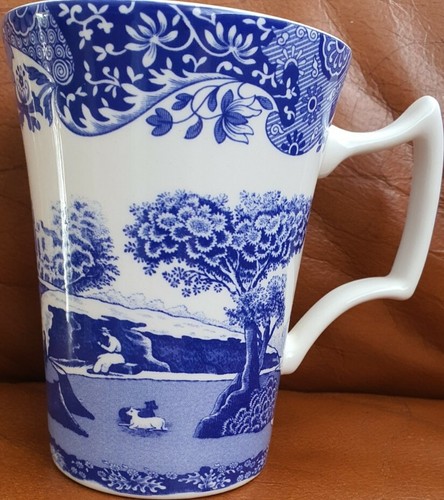 Spode blue italian mug - italian,