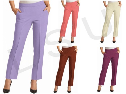 Ladies half elasticated - ladies, pull