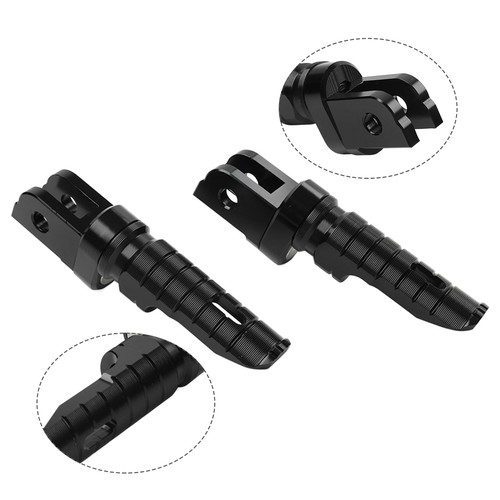 Black front footrest foot peg - footrest,
