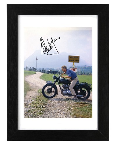 Steve mcqueen signed autograph - steve,