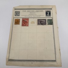  Old Album Page BRITISH EMPIRE