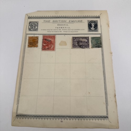 Old album page british empire - ,