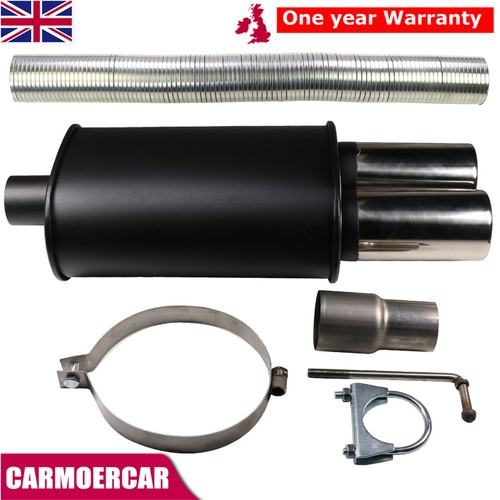 Twin universal exhaust back - twin,