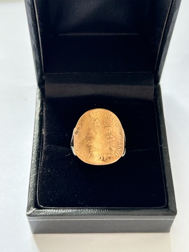 Vintage coin ring - coin, size