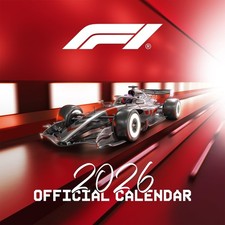 Formula One Racing F1 2026 Square Wall Calendar