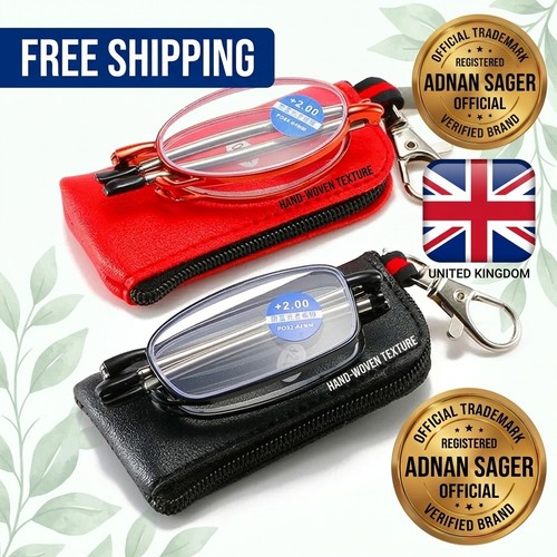Folding reading glasses with - folding,