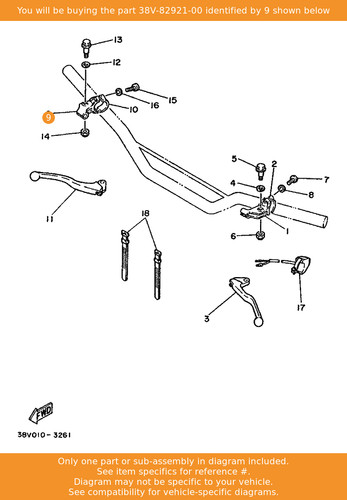Yamaha holder lever - holder,,