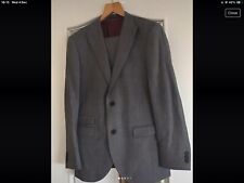 Next Suit Alfred Brown from British Fabric Collection 100% Wool Grey Mix