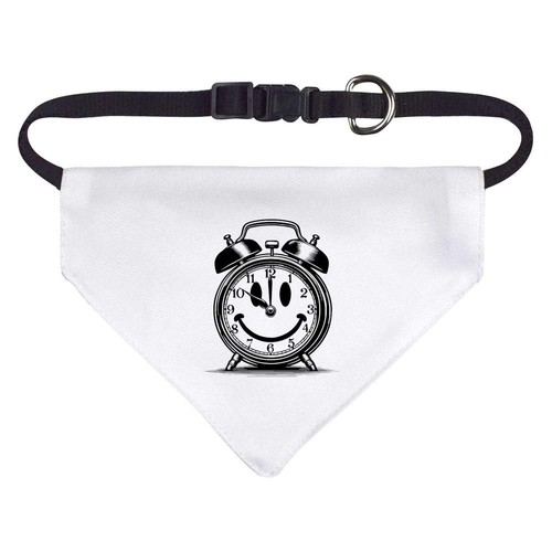 Smiling alarm clock dog - 'smiling,