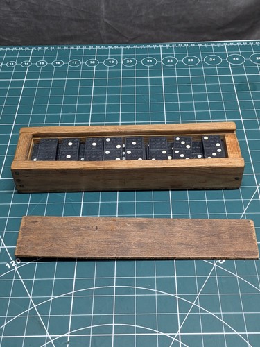 Vintage antique domino - set, in