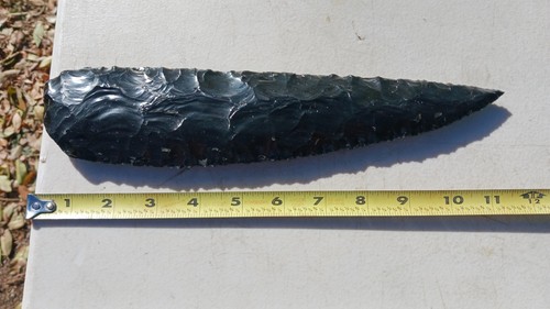 Inch flint knapped paleo - knapped,