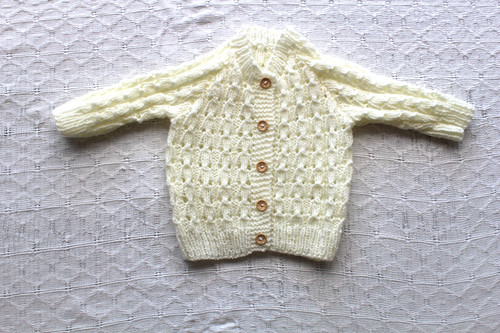 Hand knitted baby - hand, clothes