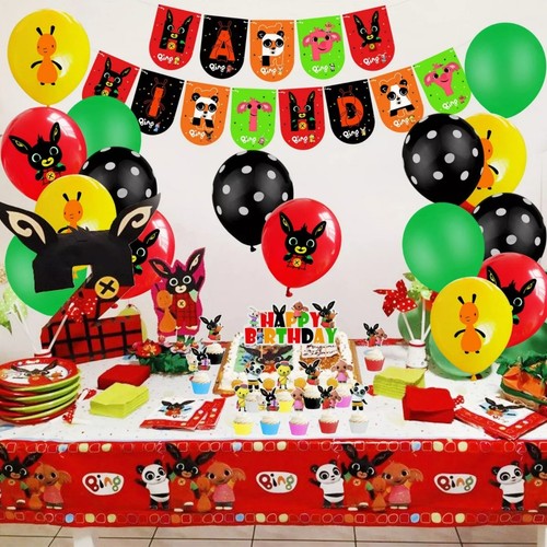 Bing bunny party - bing, decorations