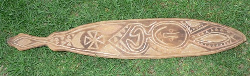 Old islander paddle hand - old,