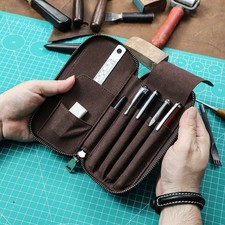 Genuine Leather Pencil Case