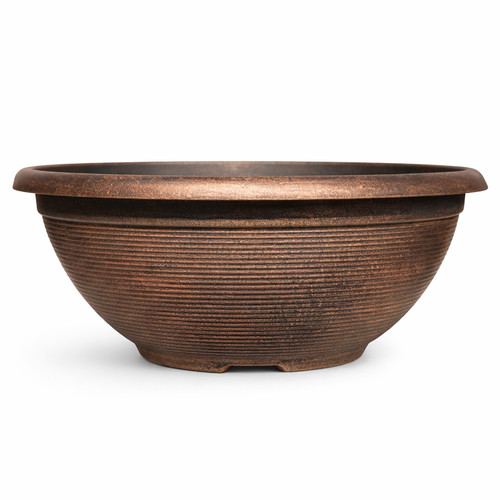 43cm warm copper bowl plant - warm,