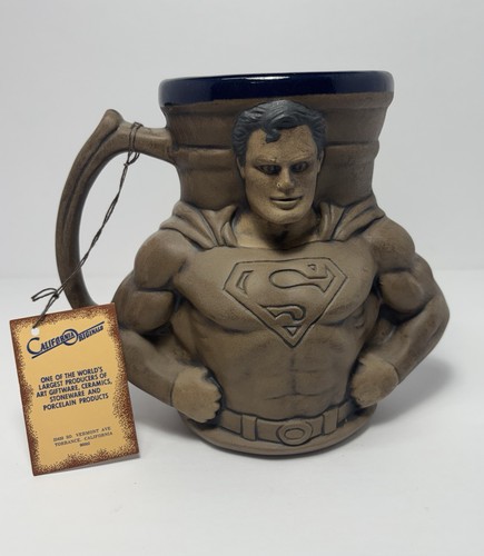Rumph pottery superman mug 40 - rumph,