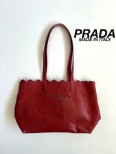 Prada Punching Logo Leather