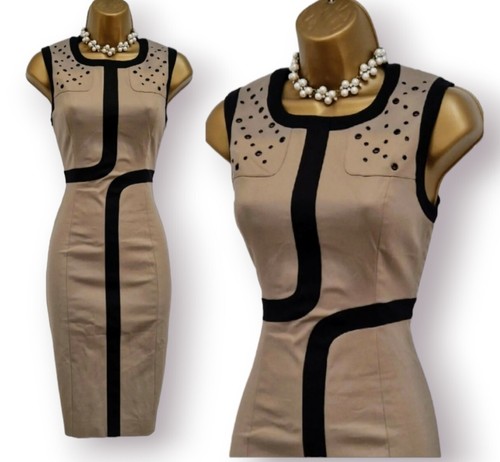 Karen millen bnwt taupe eyelet - bnwt,