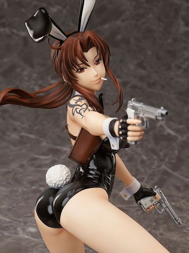 Freeing black lagoon revy bare - black,