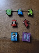 Lot of 7 Croc Charms Shrek