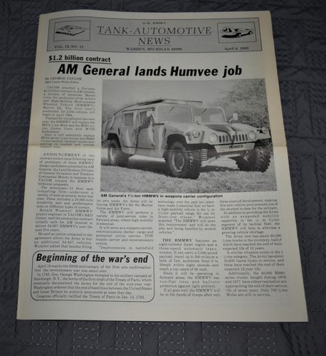 Vtg 1983 army tank - army,