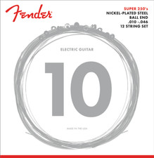 Genuine Fender XII Electric Guitar Strings - 12 String Set - NPS 10-46
