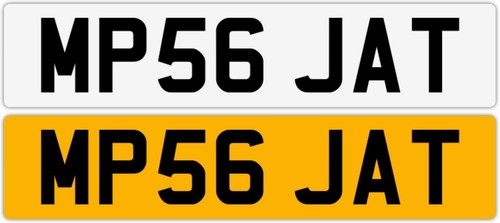 Personalised car registration - car,