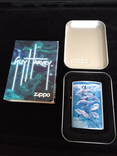 Zippo dolphin lighter unused - dolphin,