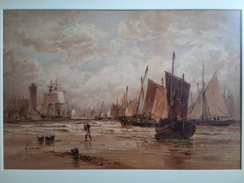 Original 1874 watercolour - original, by