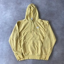 Nike Hoodie Mens Small Club Logo Pullover Sweatshirt, Yellow