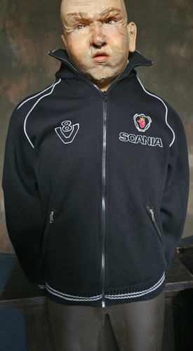 Mens scania zip black - scania,