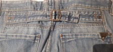 Cinch Buckle Back Soviet Jeans W32 L30 Blue Denim Tapered Fit 