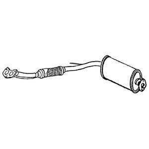 Klarius front exhaust pipe - klarius,