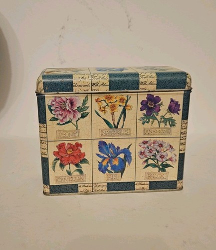 Pretty vintage empty tin - vintage, s